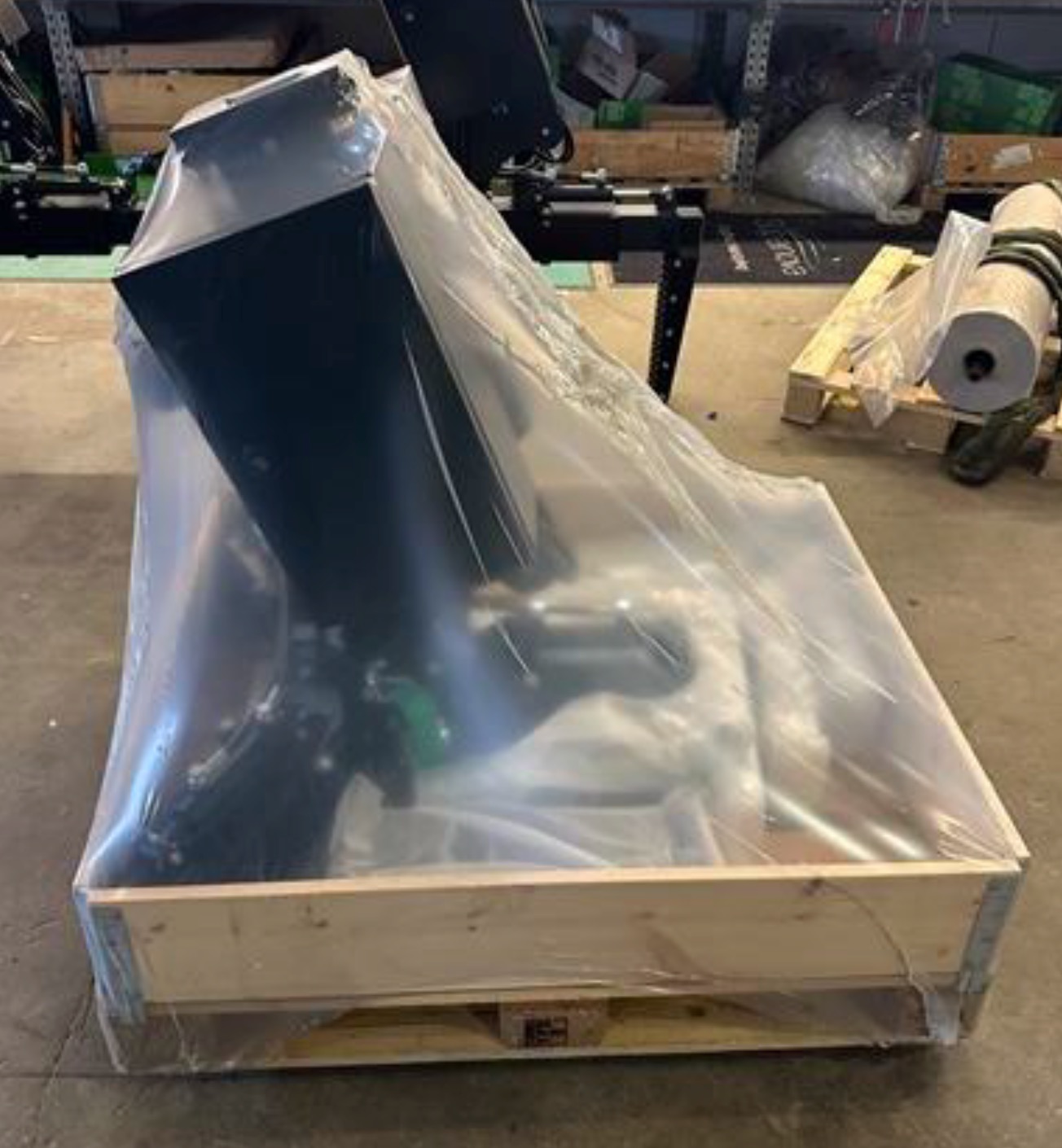 Tyremaster wrapped for shipping